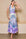 STYLEVAVA printed cowl neck top and skirt set in lavender– silky halter neck design